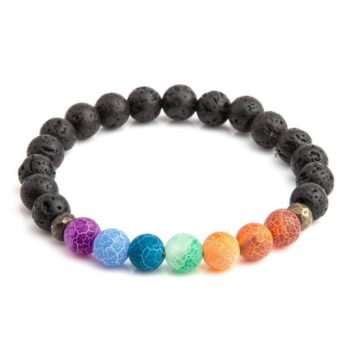 7 Chakra Agate Vitality Bracelet
