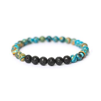 Blue Cosmic Diffuser Vitality Bracelet