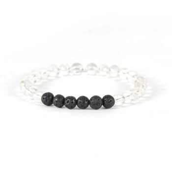 White Crystal Diffuser Vitality Bracelet