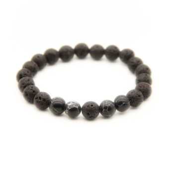 Black Jasper Diffuser Vitality Bracelet