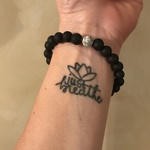 White Howlite Lava Stone Vitality Bracelet photo review