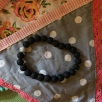 White Howlite Lava Stone Vitality Bracelet photo review